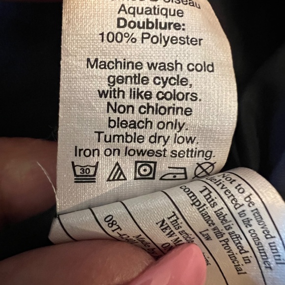 J. Crew Quilted Navy Down Puffer Vest, Zipper, Size Medium - Picture 8 of 11